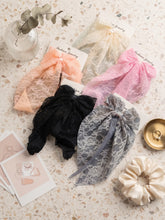 Long Net Hair Bow
