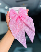 Long Net Hair Bow